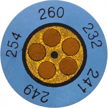 Круглые термоиндикаторы TESTO TESTOTERM измерительный диапазон +116 … +138 °C